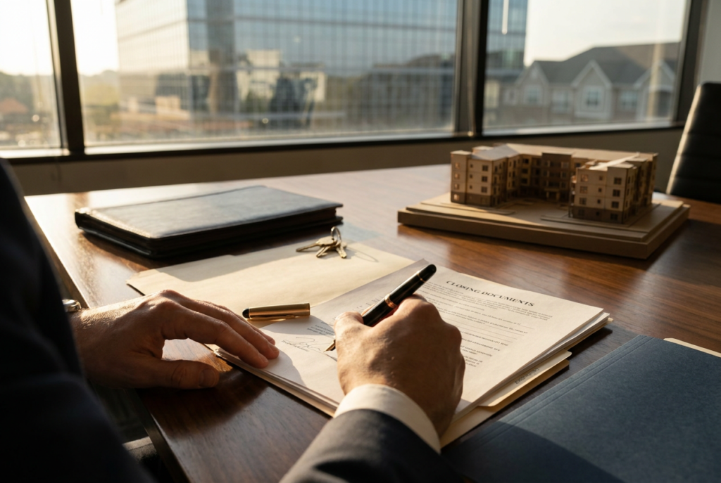 what happens when a real estate syndication sells